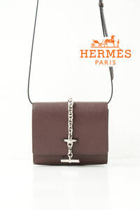 HERMES エルメス シェーヌダンクル コンパクト トゥーゴー シェーブル ショルダーバック 1004414