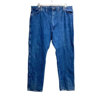 Wrangler カウボーイ ロングパンツ W44 ラングラー 13MWZ ブルー コットン メキシコ製 古着卸 アメリカ仕入 2309-1321