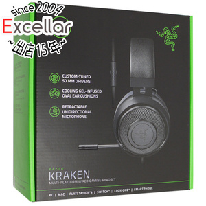 Razer ゲーミングヘッドセット Kraken RZ04-02830100-R3M1 Black [管理:1100037135]