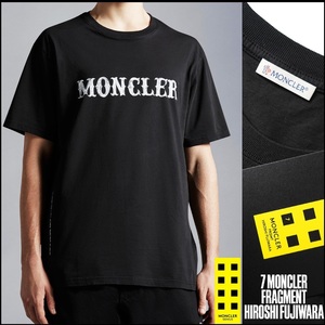 新品【 MONCLER モンクレール ジーニアス 7 フラグメント FRGMT 】SS-T SHIRTS/22-23AW/ロゴプリント半袖Ｔシャツ/S