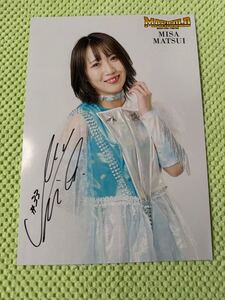 女子プロレス　マリーゴールド　MARIGOLD 直筆サイン入りポートレート　松井珠紗　/ スターダム　写真集　stardom アクリルスタンド