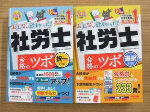 ２０２４年度版　みんなが欲しかった！社労士　合格のツボ　択一対策・選択対策　２冊セット