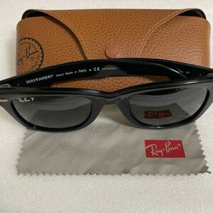 レイバン ウェイファーラー 偏光レンズ RB2140-F 901/58 52 ブラック ★ RayBan WAYFARER