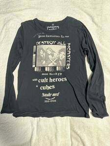 HYSTERIC GLAMOUR ヒステリックグラマー 長袖Tシャツ デストロイ サイズS USED