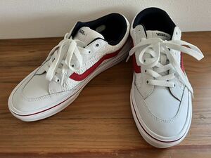 VANS バンズ　V3830EM ローカットスニーカー　ホワイト　メンズ26.5