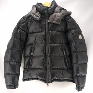 モンクレール　ダウンジャケット　SIZE 0　ブラック　メンズ　MONCLER　アウター　古着　中古　◆3114/高洲店