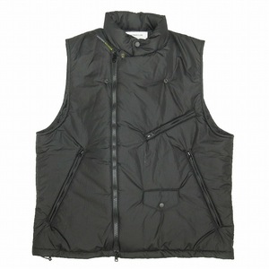 美品 23AW マウンテンリサーチ Mountain Research M.J. Vest 中綿 ベスト ジャケット ブルゾン アウター ライダース風 パデッド MTR-3780 L