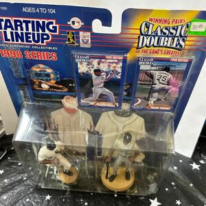 MLB 1998 Kenner Starting Lineup Figure Classic Doubles Frank Thomas / Albert Belle Chicago White Sox フランクトーマス フィギュア