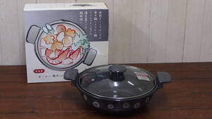 中古品☆ホーロー味わい鍋☆両手鍋☆ＨＡ－Ｄ２４☆２４ｃｍ☆日本製☆４０５Ｓ４－Ｊ１４４４７