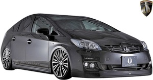 【M’s】30プリウス ZVW30 (2009y-2015y) AIMGAIN HYBRID タイプ1 フロントバンパー／／FRP エイムゲイン PRIUS エアロ Type-1 T1