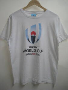 一点物!! 2019 RUGBY WORLD CUP ラグビーワールドカップ プリントTシャツ JAPAN 日本 2019 サイズ M