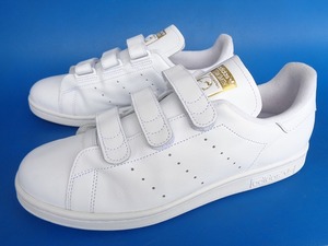 13755■美品 15年製 adidas stansmith CF アディダス スタンスミス コンフォート ベルクロ ベルト 白 金 顔つき 27 S75188