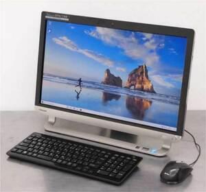 【引取限定】REGZA 東芝 2013年 21.5型 PC D714/T7KB i7-4700MQ 2.40GHz 16GB 3TB Win10 64bit 中古【現状渡し】【見学 千葉】【動産王】