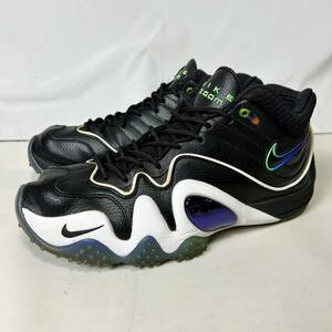 12年製 NIKE ZOOM UPTEMPO V PREMIUM 366570-008 ナイキ ズーム アップテンポ 5 プレミアム 黒白 28.5cm