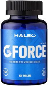 HALEO グルタミン G-FORCE(ジーフォース) アメリカ人参発酵エキス配合 コンディショニングケア 300タブレット 30