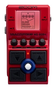 ZOOM ズーム MS-60B+ MultiStomp ベース マルチエフェクター ペダル