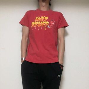 ビンテージ90s Hot Stuff ホットスタッフザリトルデビル　アメコミTシャツyouth L