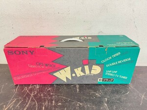 未使用保管品 SONY ソニー ダブルカセット・ラジカセ CFS-W901 1986年製 昭和レトロ 80年代 ラジオ カセット 説明書 元箱付 動作確認済み