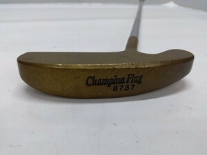 【中古パター】 MIZUNO Champion Flag 8737 flex:不明 メンズ右 スチールシャフト ミズノ ヘッドカバー付き