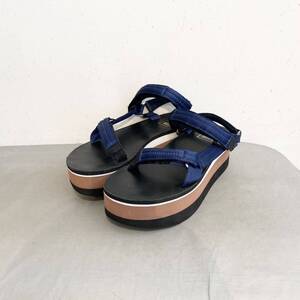 TeVa/sports sandal/black/blue/ladies/テバ/スポーツサンダル/ブラック/ブルー/レディース