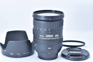 ★新品同様★Nikon ニコン AF-S DX NIKKOR 18-200mm F3.5-5.6 G ED VR II★純正フード(HB-35)・フィルター付★美光学系★専門店 動作確認済