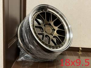 新品！Aodhan DS06 18x9.5+35 5穴 PCD100 Bronze w/Machined Lip 深リム Concave USDM