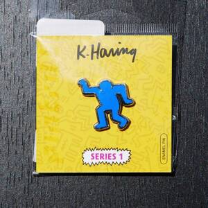 Keith Haring キース・ヘリング エナメルピン Dancing Man