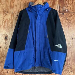 THE NORTH FACE GORE-TEX マウンテンジャケット ノースフェイス ゴアテックス マウンテンパーカー アウトドア ストリート 防水 古着 黒 青