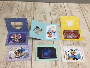 ◇テレホンカード 《未使用品》TDL ミッキー ミニー ワンスアポンアマウス アラジンほか 6点 2M67 【60】