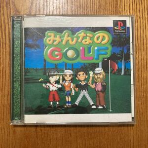 【送料無料】PSソフト　みんなのGOLF ケース割れ　帯付き