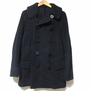 美品 ANATOMICA アナトミカ BB CLOTH PEA COAT ビーチクロス 13スター Pコート ピーコート 530-502-04 36サイズ ネイビー