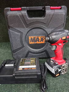 中古 MAX マックス 14.4V 充電式インパクトドライバ 本体＋充電器＋ケース PJID144