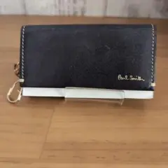 新品未使用　ポールスミス Paul Smith　ネイビー　キーケース 4連