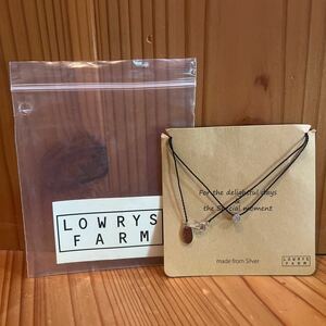 【新品同様】LOWRYS FARM ローリーズファーム　チョーカー　シルクヒモネックレス　ペンダント　レディース　アクセサリー