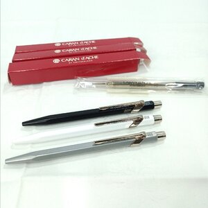 ボールペン CARAN d’ACHE カランダッシュ 848 849 3色3本セット 六角形 ノック式 スイス インクカートリッジ付 筆記確認済み【道楽札幌】