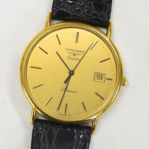 1円 可動品 腕時計 ロンジン LONGINES プレゼンス クォーツ メンズ ゴールド 同梱不可