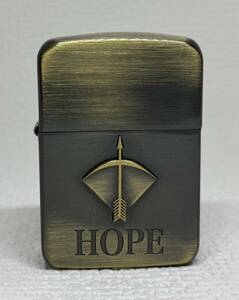 『8783』 新品未使用品 ZIPPO ジッポ HOPE ホープ ゴールドカラー オイルライター 喫煙具 喫煙グッズ 箱付　限定　懸賞