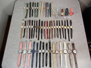 レディース腕時計 大量 50点 セット まとめ SEIKO/CITIZEN/CASIO/FURLA/Folli Follie/OLIVIA・BURTON/GUESS/EXCEED 他 インボイス可 0206