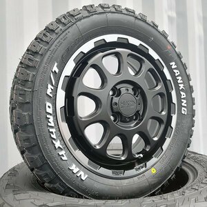 軽トラ 軽バン 14インチ 165/65R14 新品 タイヤ ホイール 4本 セット ナンカンタイヤ FT-9 ホワイトレター リフトアップ マッドタイヤ