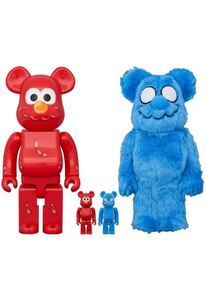 BE@RBRICK COIN PARKING DELIVERY × SESAME STREET ELMO & 白井さん 100％ & 400% ベアブリック コインパーキングデリバリー エルモ