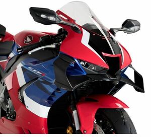 21 在庫限り 売り切り 20508W PUIG（プーチ）フロントスポイラー GP CLEAR HONDA CBR1000RR-R FIREBLADE・SP/30 ANNIVERSARY 20-23/22-23