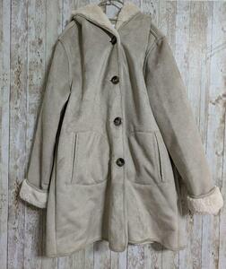 【子供服☆ZARA KIDS】レディース☆フェイクムートンコート☆164cm☆モコモコアウター☆ガールズ☆ザラキッズ☆ベージュ