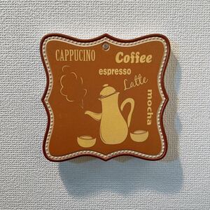 【Ｓサイズ】 キッチン雑貨 セラミックトリベット② coffee pot 鍋敷き #ウォールデコ #キッチン用品 #陶器