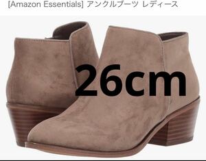 ふ32 Amazon Essentials アンクルブーツ レディース　トープ　26cm