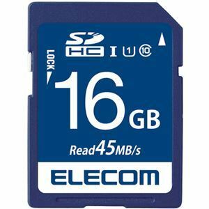 【新品】(まとめ）エレコムデータ復旧SDHCカード（UHS-I U1） 16GB MF-FS016GU11R 1枚【×10セット】