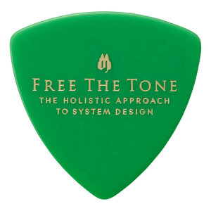 Free The Tone 20th ANNIVERSARY Pick GR/Gold ギターピック×10枚