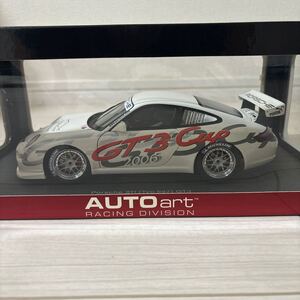 1/18 AUTOart オートアート PORSCHE ポルシェ 911 (997) GT3 2006 Promo Cap ホワイト #未展示保管品 #当時物 初期モデル 