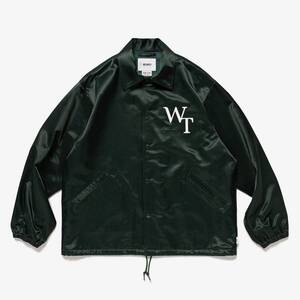 希少★新品本物【緑★XL】CHIEF JACKET CTRY SATIN LEAGUE チーフジャケット サテンリーグ 正規店購入 ダブルタップス 限定 入手困難 Wtaps