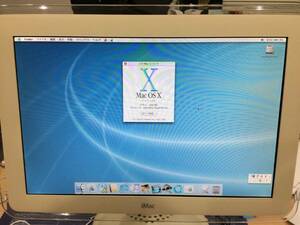 iMac G4 17inch 800MHz M8812J/A HDD80GB 付属ディスクあり 管理No.A1120