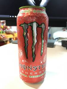 【海外版】MONSTER ENERGY ULTRA WATERMELON モンスター エナジー ウルトラ ウォーターメロン ゼロ シュガー 【国内未発売】